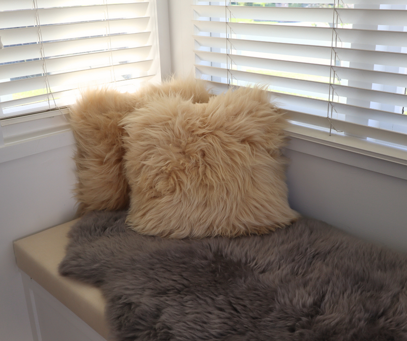 Sheepskin Small Cushions 35cm x 35cm