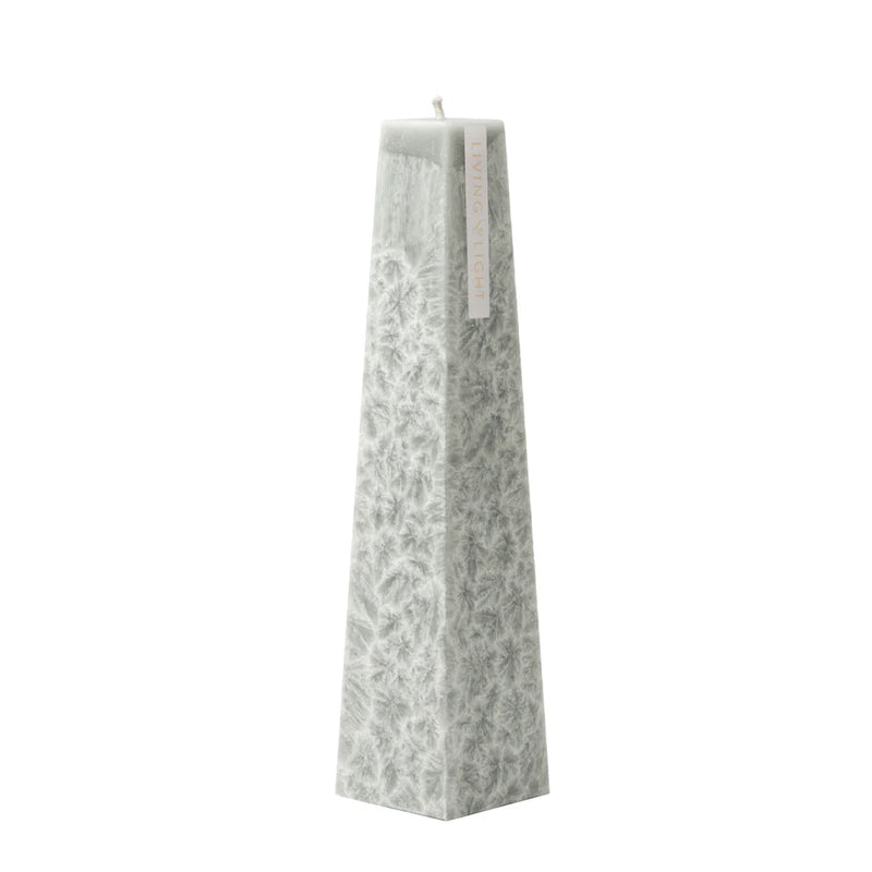 Icicle Candles Black Iris - Grey - NZ Made - Plant & Beeswax