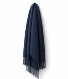 Lodge Lambswool Throw Indigo