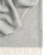 Weave Breckon Hazel Throw - Pure NZ Wool -140x240cm - Fog - Out of stock