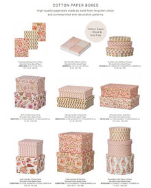Bungalow Oval Box Usha S - Old Rose (Set of 3)
