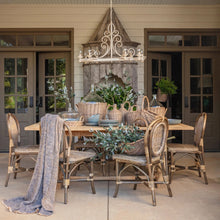 LARGE CLOCHE COVERED BASKET