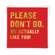 Redback Cards - Don't Go