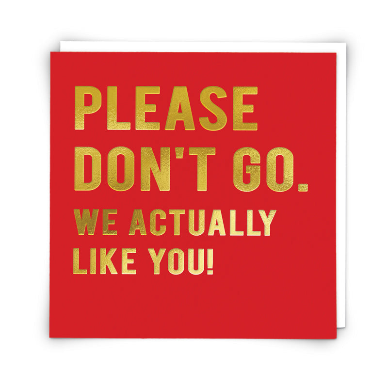 Redback Cards - Don't Go