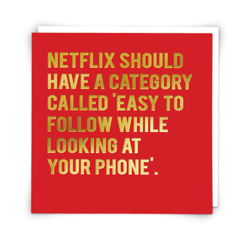 Redback Cards - Netflix