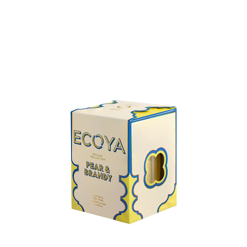 Ecoya Madison Jar Candle Pear & Brandy 400G