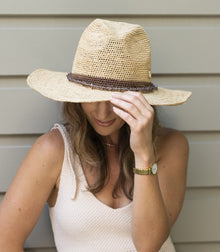 Sundaise Coco Panama Raffia Chocolate