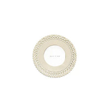 PHOTO FRAME Dotted Round Frame - Cream