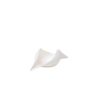 Frankly Cotton -  Fine Bone China - Folded Leaf Small - White