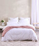 MM Linen Cape Duvet Set - Pink