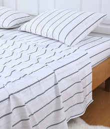 MM Linen Cape Percale Sheet Set - Bluestone