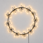 Large Light up Black Wreath