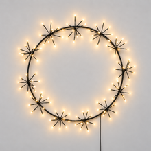 Large Light up Black Wreath