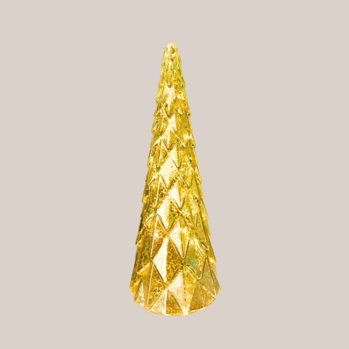 Classic Glass Tree in Gold approx 32cm