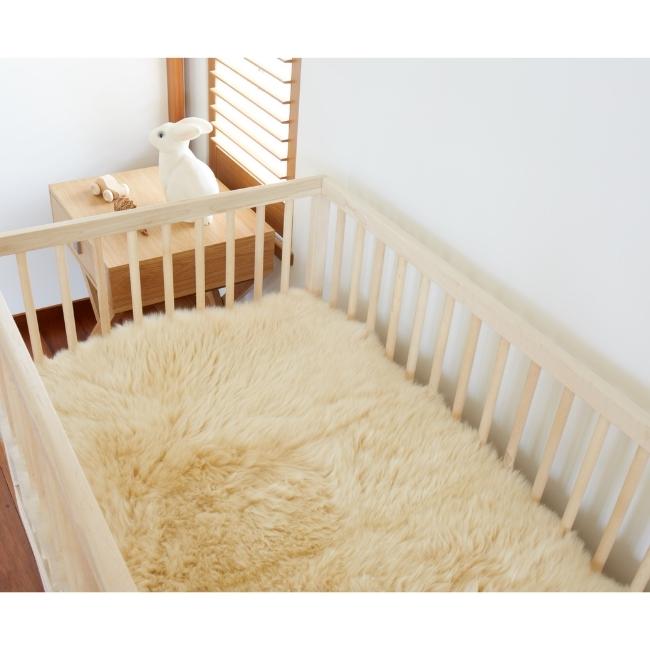 Sheepskin Cot Underlay - 2 Options of Wool Length - Long or Short