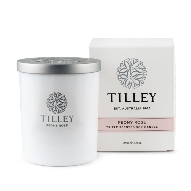 Tilley Soy Candle 240G - Peony Rose