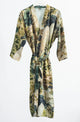 Bianca Lorenne Floresta Verde Housecoat - Soft Cotton Linen Blend
