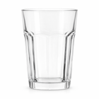 Frankly Cotton Clear Faceted Glass Tumbler 473ml