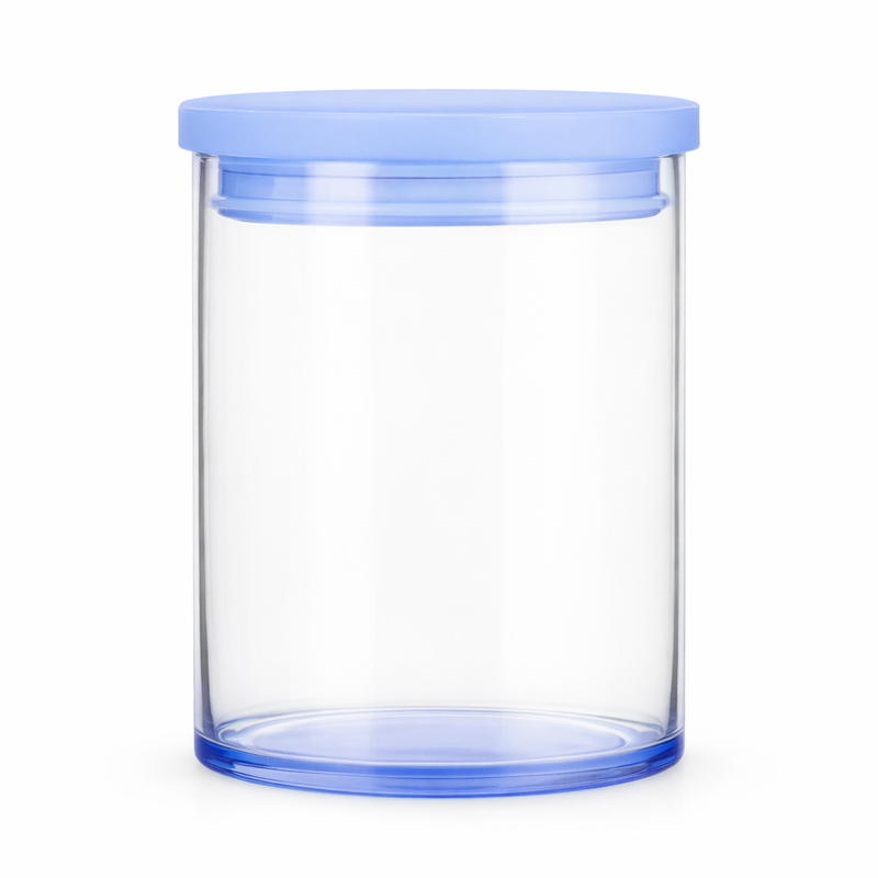 Frankly Cotton Clear Glass Storage Jar 650ml