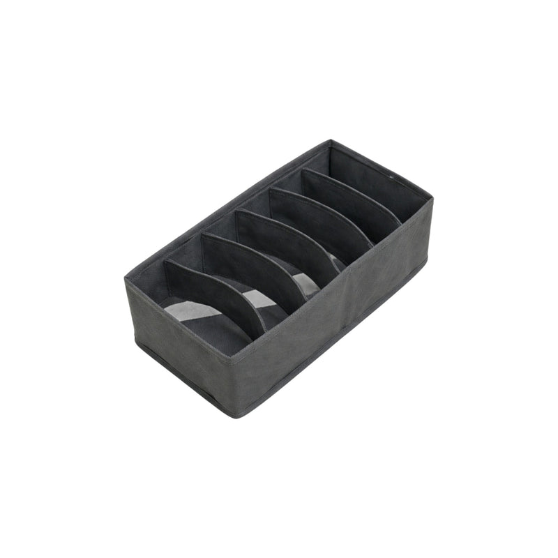 Frankly Cotton Fabric Drawer Organiser – Charcoal