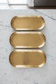 ANKARA Avani Trays - Set of 3 - Solid Brass