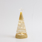 Gold Sparkle Table Top Tree - 17cm