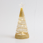 Gold Sparkle Table Top Tree - 23cm