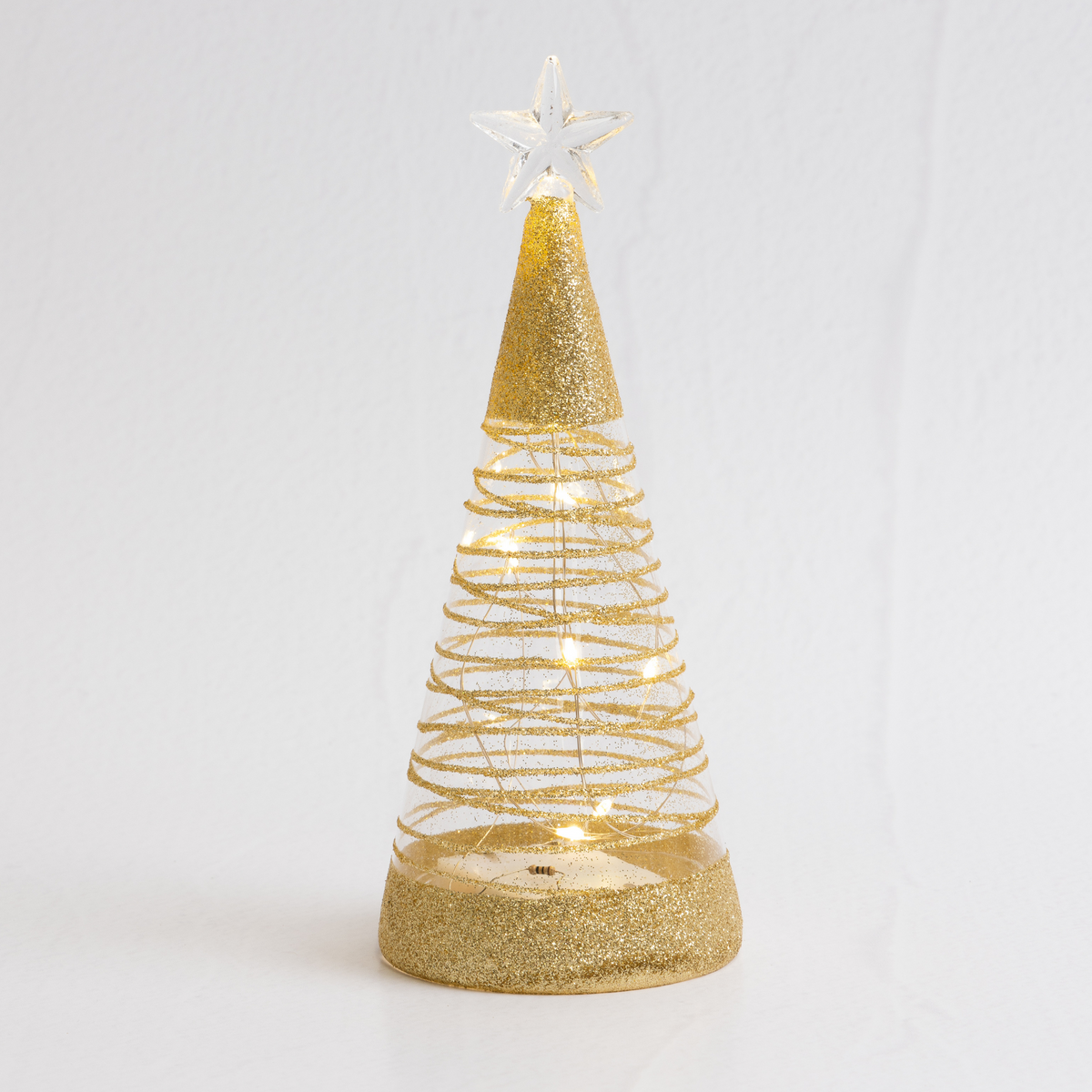 Gold Sparkle Table Top Tree - 23cm