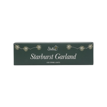 Starburst Garland 1.5m Silver Warm White Battery