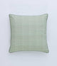 Gingham Cushion Green