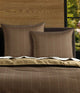 MM Linen Hedge Sateen Cotton Duvet Set - Chestnut
