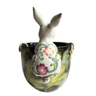 Rabbit Hanging - Rim - Flower Power Rabbit