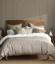 MM Linen Hedge Sateen Cotton Duvet Set - Natural