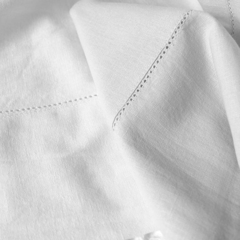 Seneca Union Hemstitch Linen Blend Pillowcases