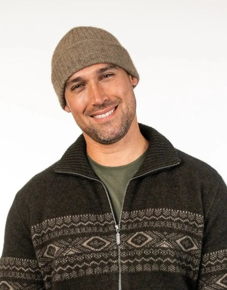 Koru lightweight ribbed beanie — Koru Knitwear