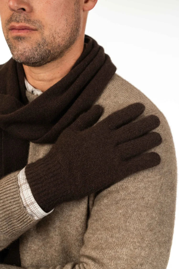 Koru Merino Silk - Plain Gloves — Koru Knitwear