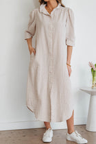 Beau Aston Stripe Shirt Dress 12-14