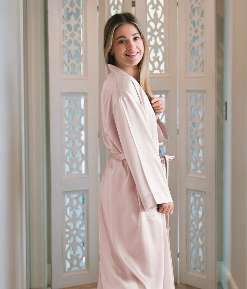 Silk Robe Blush