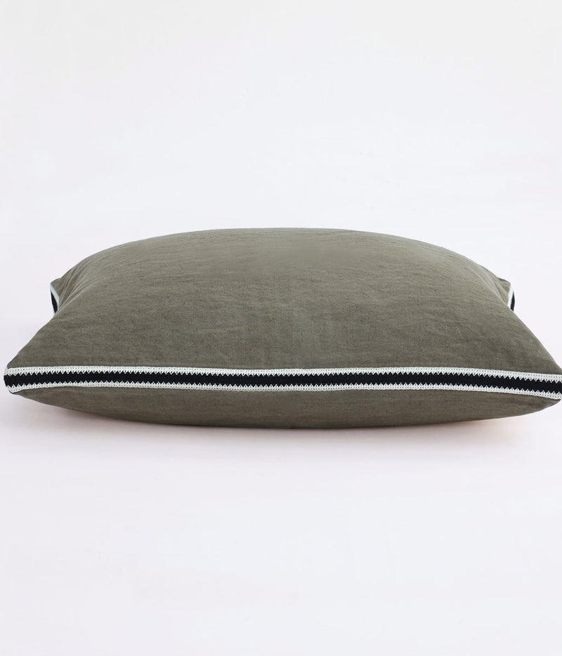 Linea Cushion Cover Olive