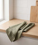 Linen Tea Towel Set 2 Olive