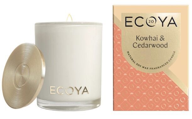 Ecoya Madison Jar Candle Kowhai & Cedarwood Candle 400G