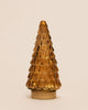 Umber Glass Tree with Gold Base