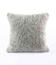 NZ Wool Sheepskin Cushion Cover Pebble