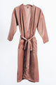 Bianca Lorenne Nokori Deep Rose Housecoat - Soft Cotton Linen Blend