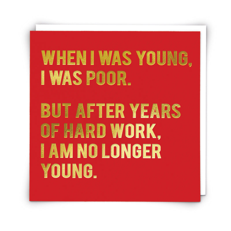 Redback Cards -Not Young!