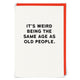 Redback Cards - Old people