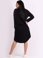 Beau Poppy Curve Hem Dress Black