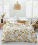 MM Linen Botanical Duvet Cover Set - Ochre