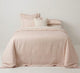 Classic Ticking Flat Sheet – Vintage Pink