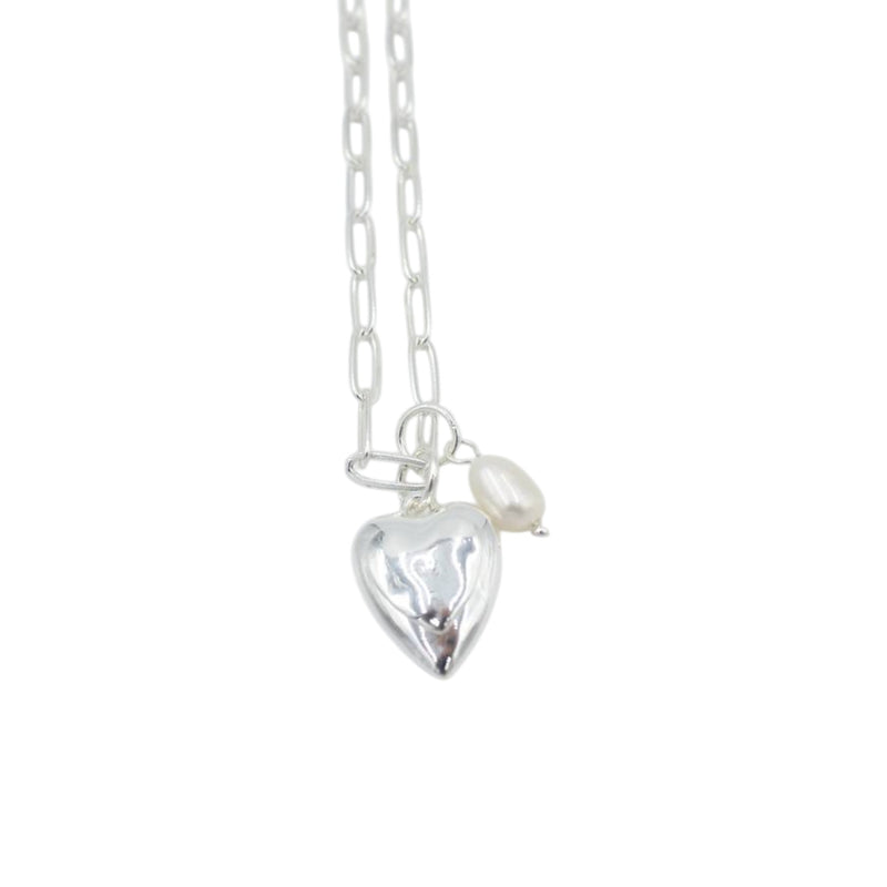 Pn192 Framed Heart Necklace